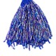 TWISTED BEAD DROPPERS 7MM SAPPHIRE AB