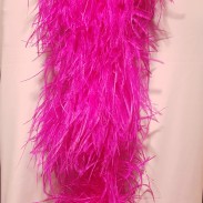 OSTRICH BOA 6 PLY/190 ELECTRIC PINK