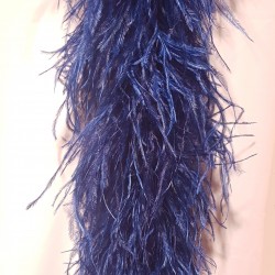OSTRICH BOA 6 PLY SAPPHIRE INK