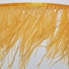 OSTRICH FEATHERS FRINGES 2PLY BUTTERCUP