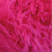 OSTRICH FEATHERS FRINGES 3PLY CC ELECTRIC PINK
