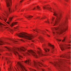 OSTRICH FEATHERS FRINGES 3PLY CC RED