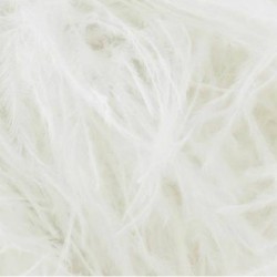 OSTRICH FEATHERS FRINGES 3PLY CC WHITE