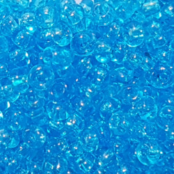 GLASS BEADS 2MM BLUE