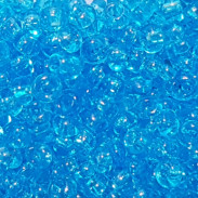 GLASS BEADS 2MM BLUE