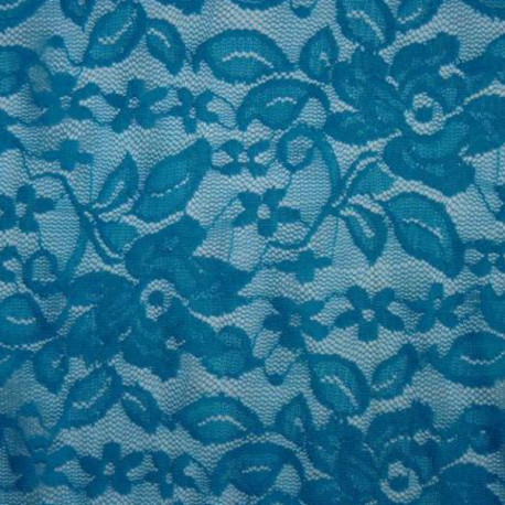  LACE FLORES TURQUOISE