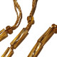 TWISTED BEAD DROPPERS 7MM AURUM 3