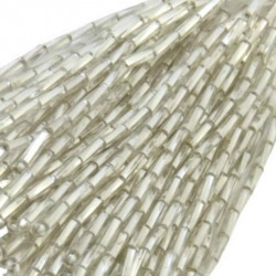 TWISTED BEAD DROPPERS 7MM CRYSTAL