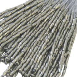TWISTED BEAD DROPPERS 7MM SILVER SILVER NIGHT