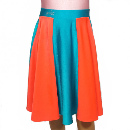 DANCE SKIRT RED ELECTRIC PINK CERISE