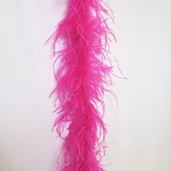 OSTRICH BOA 2 PLY ELECTRIC PINK