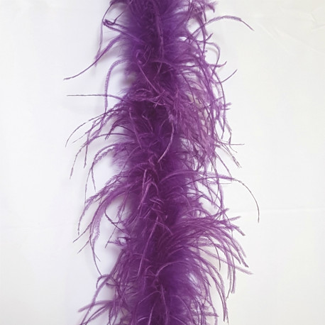 OSTRICH BOA 2 PLY VIOLET