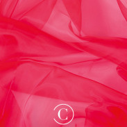 ORGANZA CC CRYSTAL FLUORESCENT RED