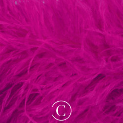 OSTRICH BOA 6 PLY CC ELECTRIC PINK
