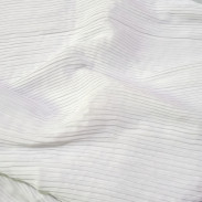 GEORGETTE WHITE PLEATED PIECES