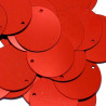 ONE COLOR SEQUINS RED 30MM