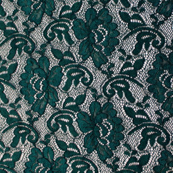 LACE FLOWER CC FOREST GREEN 