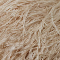 OSTRICH FEATHERS FRINGES 3PLY CC NUDE