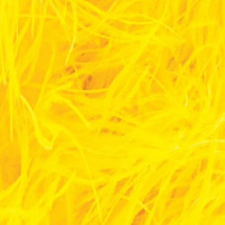 OSTRICH FEATHERS FRINGES 3PLY CC SASSY YELLOW