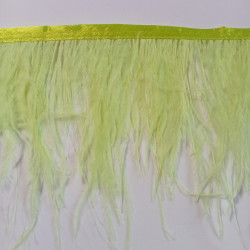 OSTRICH FEATHERS FRINGES 2PLY TROPIC LIME